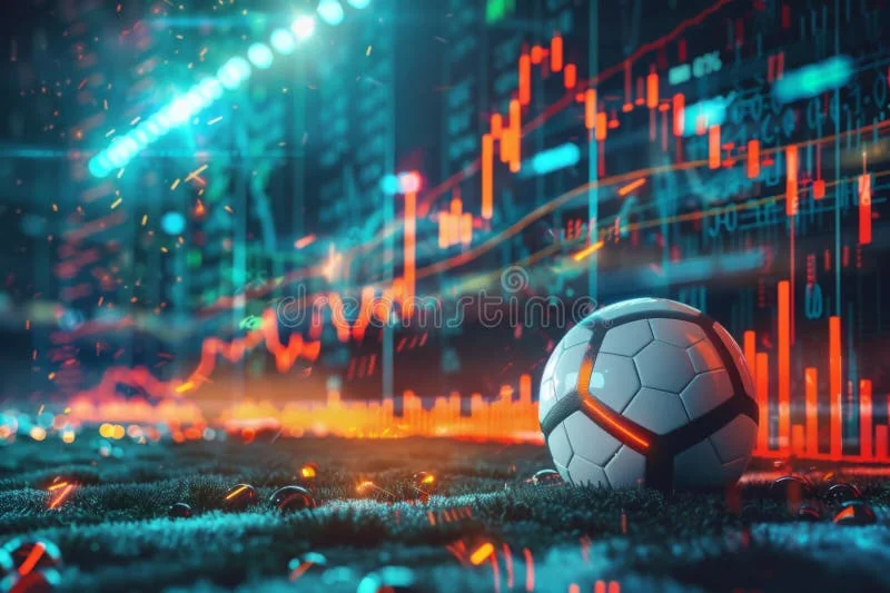 Antarmuka olahraga dengan kartu event dan informasi pertandingan